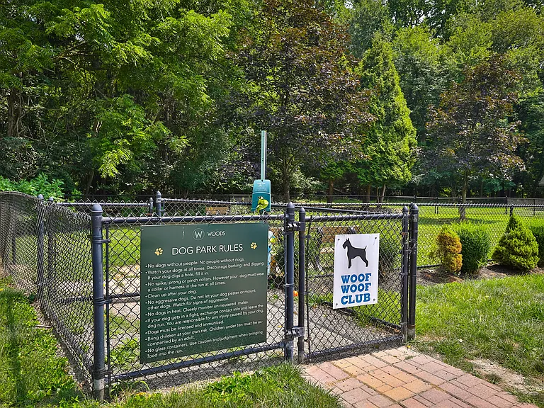 Unwind at The Woods at Ambler, an Eagle Rock Community, where our dog park welcomes furry friends to play in a serene environment. Enjoy lush green spaces and thoughtful amenities designed for a vibrant lifestyle. Visit us today!