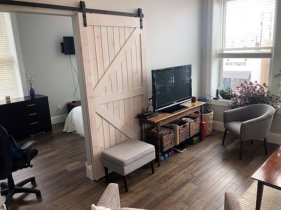 Living Room with view into Bedroom