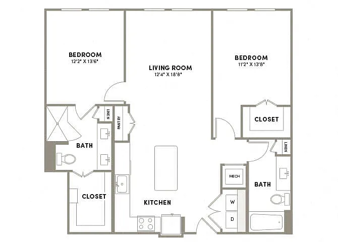 Floor plan B3