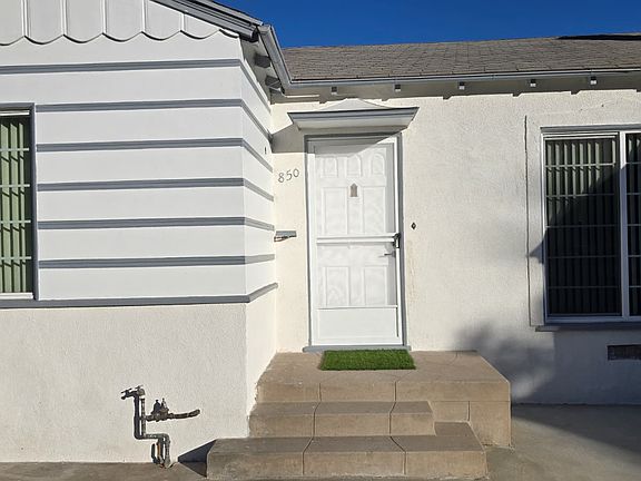 Front view of the house. Front Door