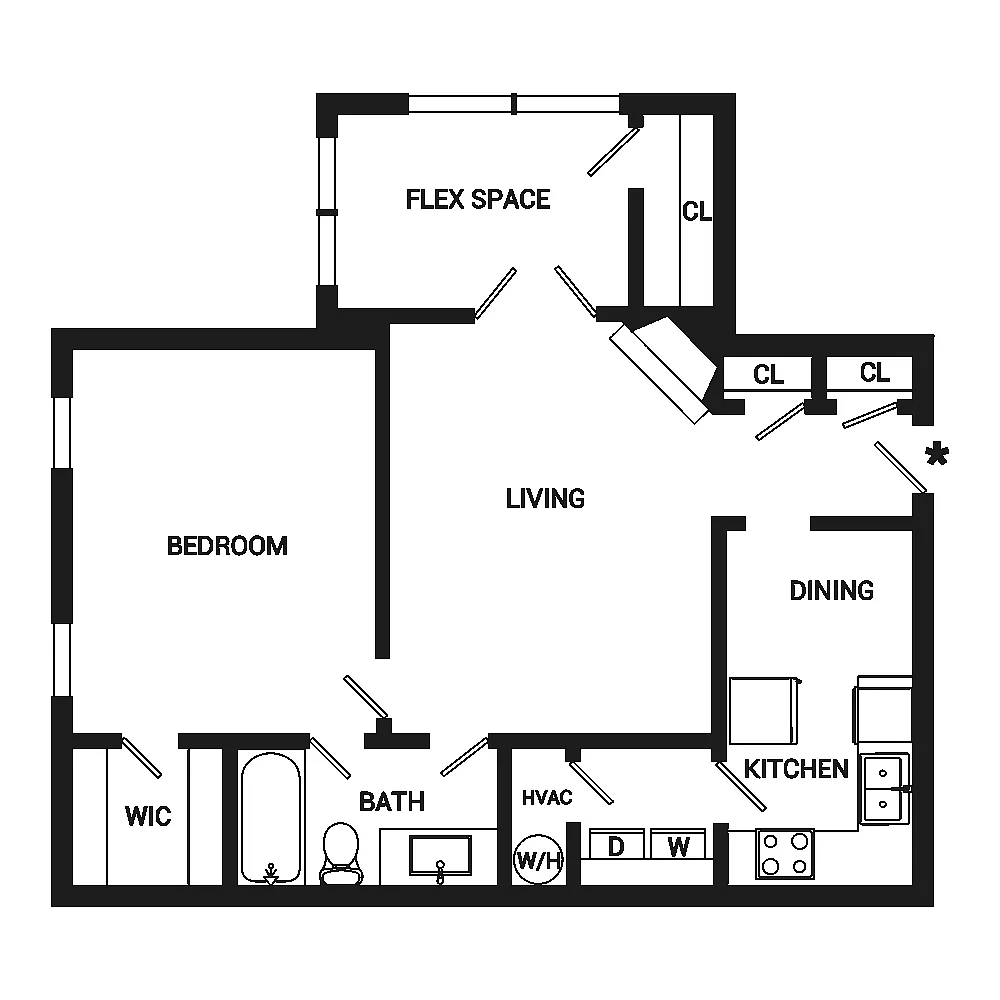 Floor plan The Hilton