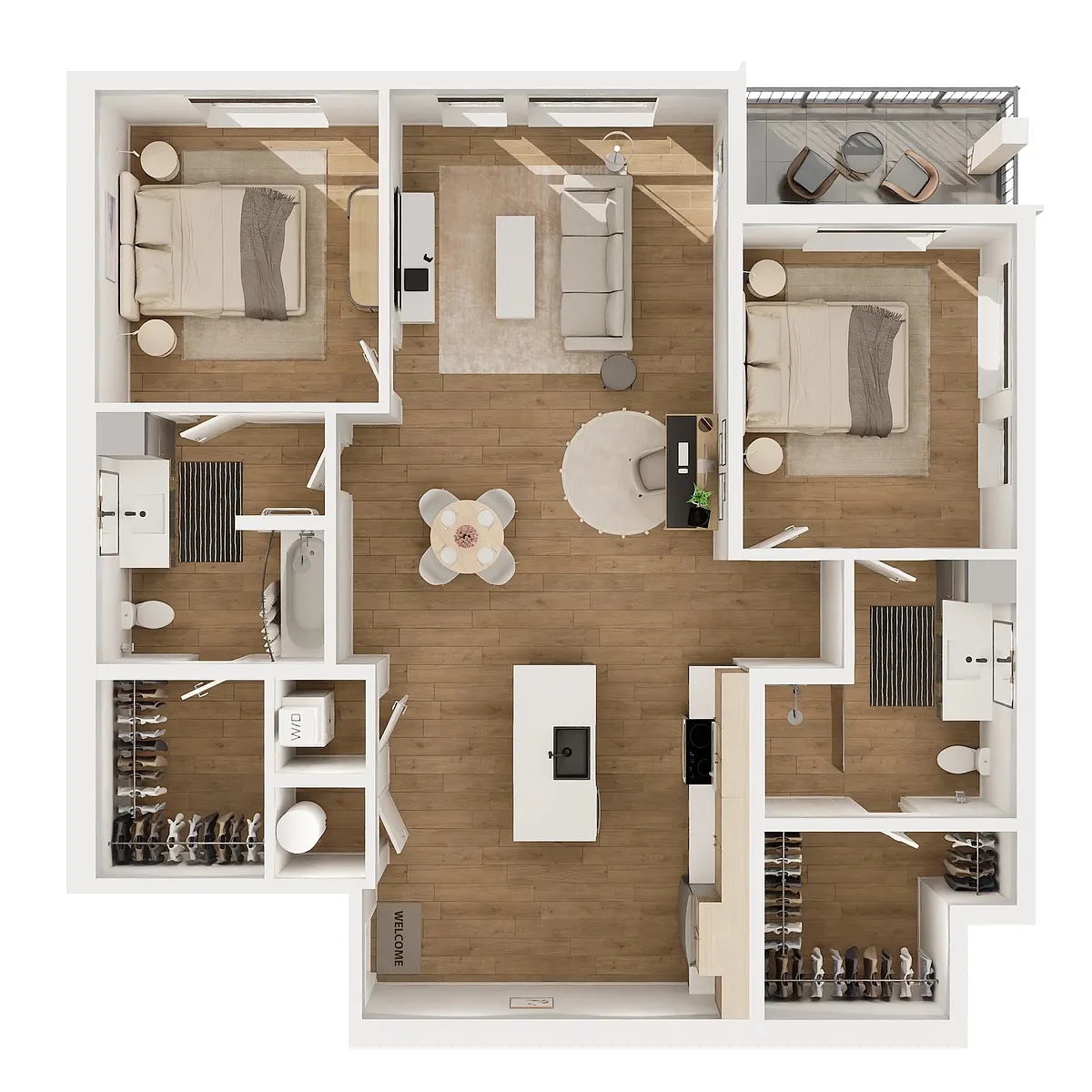 Floor plan B3A