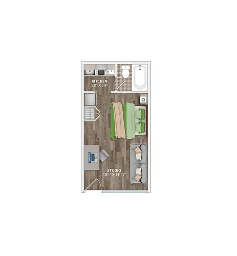Floor plan Studio