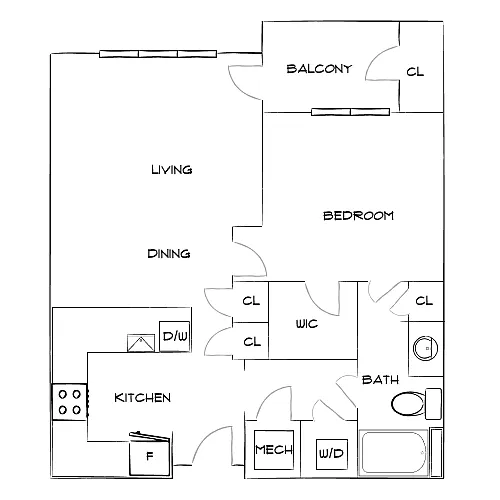 Floor plan Design 1A O