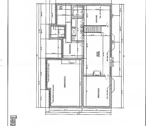 Lower level floor plan