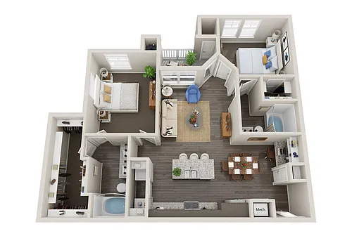 Floor plan B3