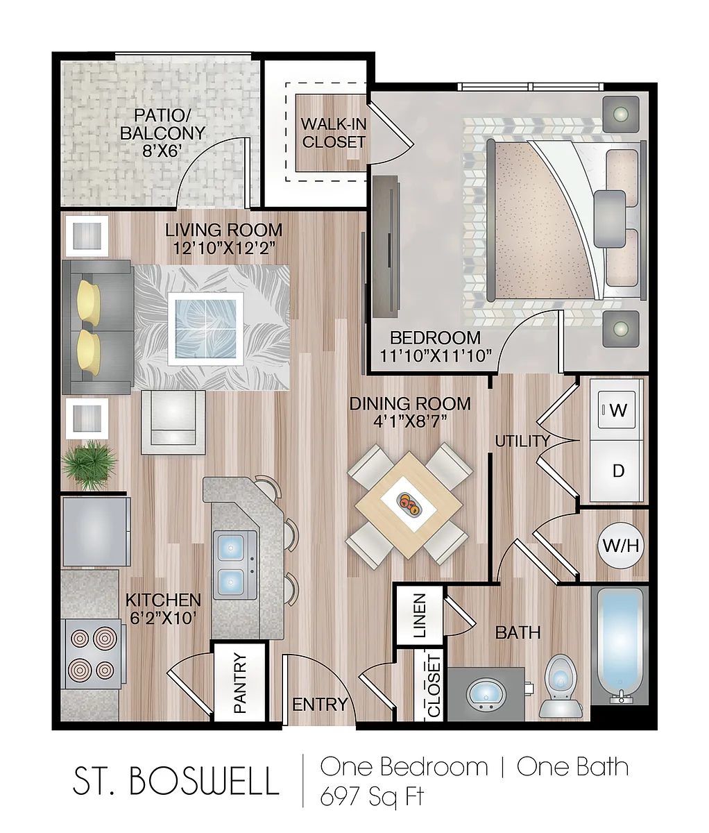 Floor plan St. Boswell
