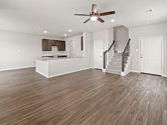 Family Room and Kitchen