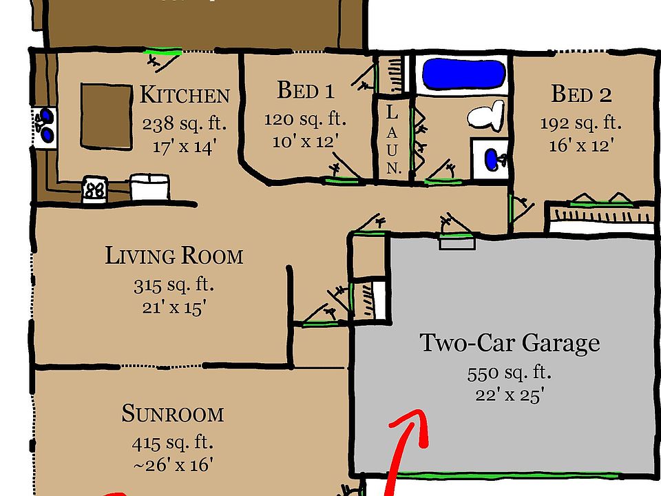 House Diagram & Diminsions