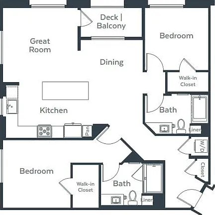 B3b: 1bed 1bath B3b: 1bed 1bath