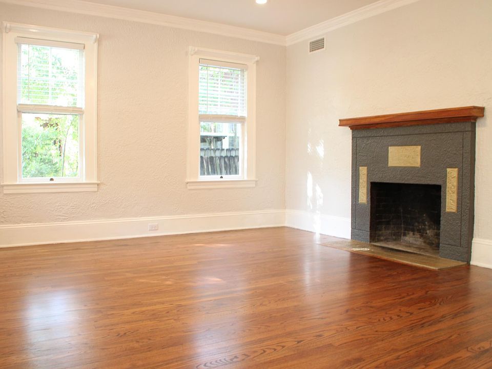 Living room fireplace