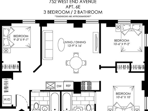 2nd image of 752 W End Ave APT 6E