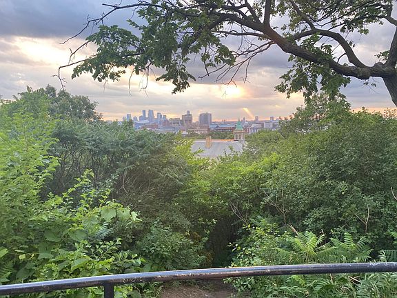 Sunset View from nearby Witches Hat water tower.