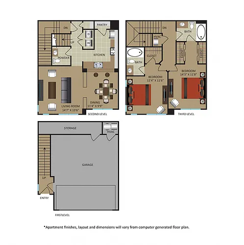 Floor plan B2T-Riddick