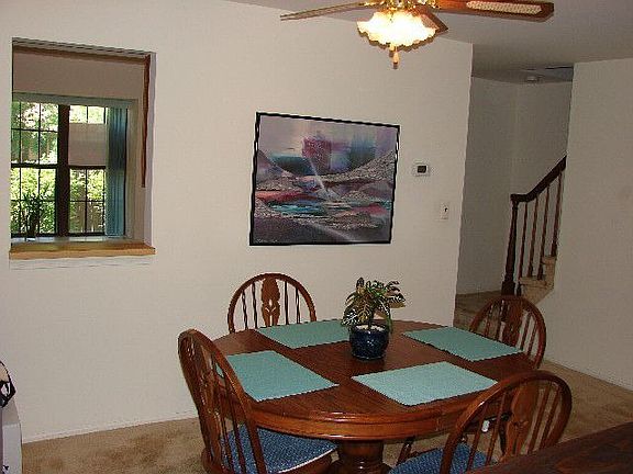 Dining room with pass through