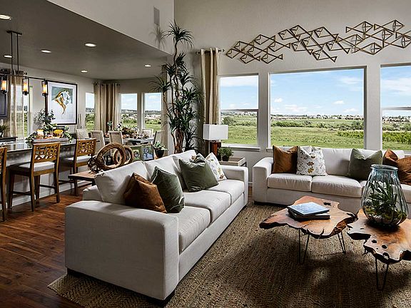 Example of Residence 3503 Great Room - Actual colors and finishes will vary