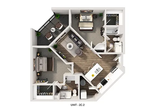 Floor plan The Roosevelt Terrace