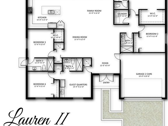 Lauren II Floorplan
