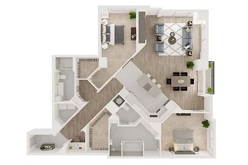 Floor plan B7