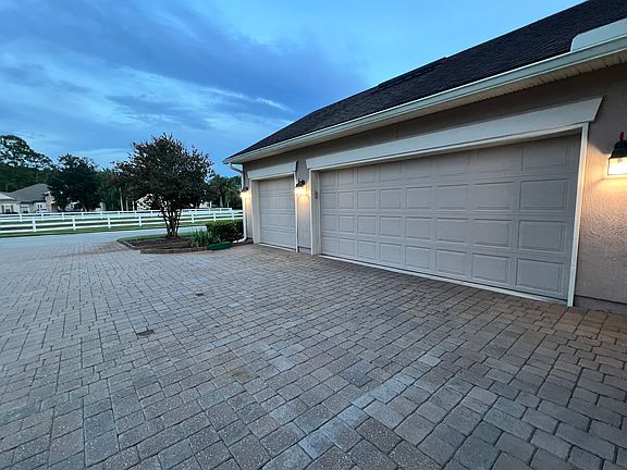 Three car garage