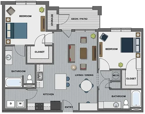 Floor plan Whitney