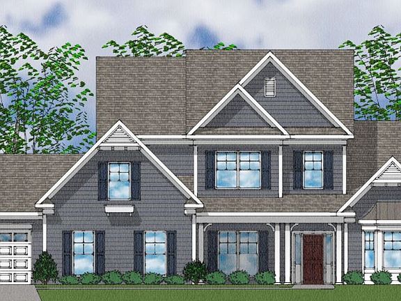 The Bridges II Elevation E Side Entry