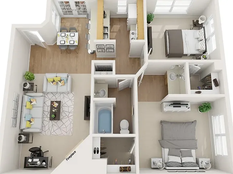 B1 - 2 Bed 1 Bath B1 - 2 Bed 1 Bath