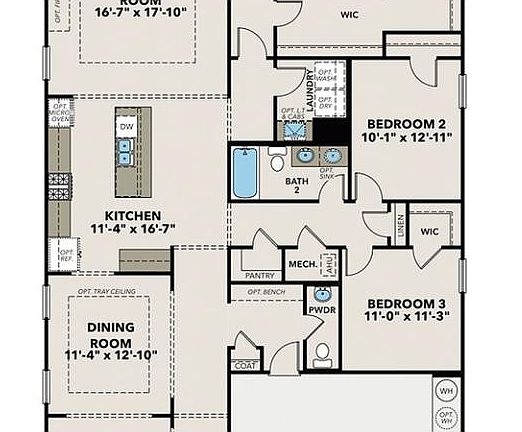 The Glenwood at Wehunt Meadows Floor Plan