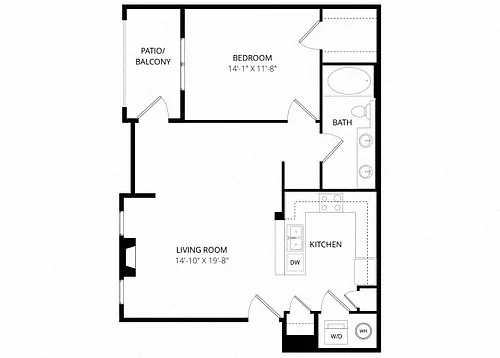 Floor plan Montebello