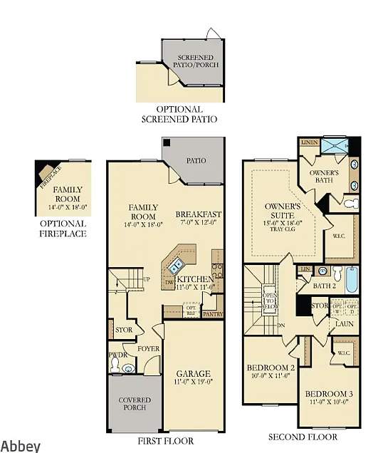 Floor plan Abbey