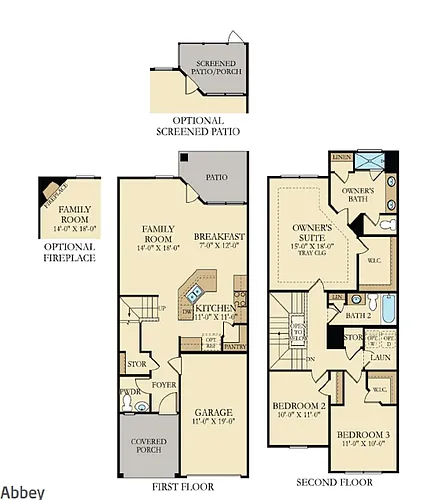 Floor plan Abbey