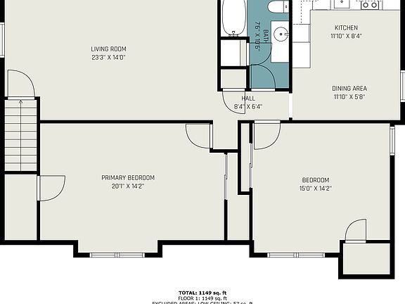 2nd Floor Apartment Floorplan