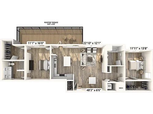 Floor plan B2-1116sf