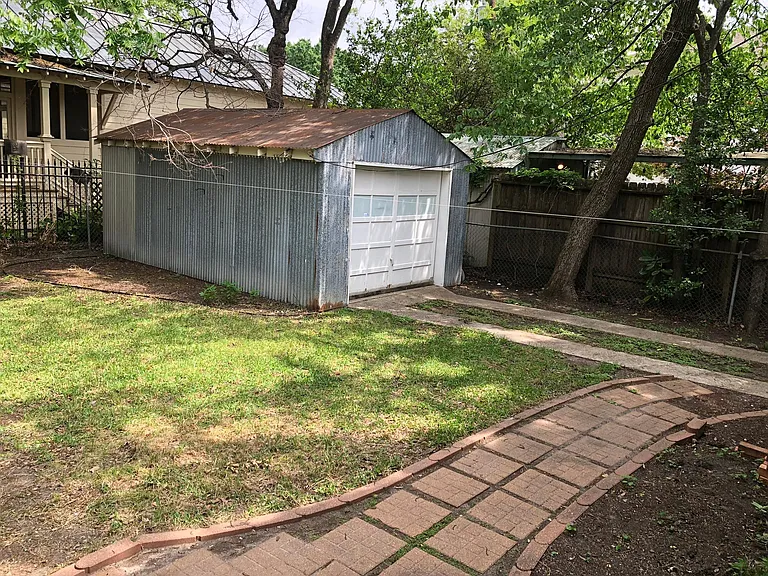 Most of the garage is available for storage. Owner stores some things there as well.