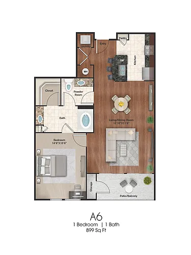 Floor plan A6