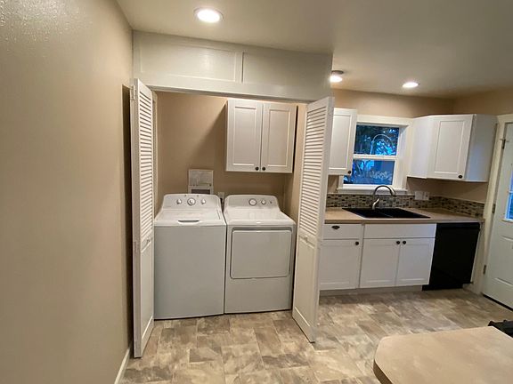 New Washer and dryer located in unit