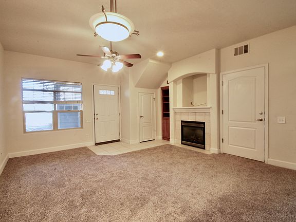 Gas Fireplace with TV Hookup Shelf