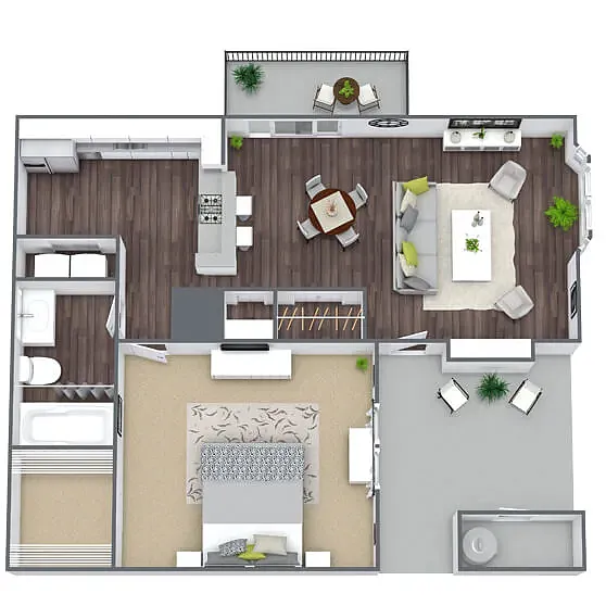 Floor plan A3 Bronze