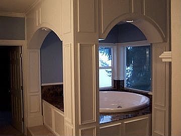 Master Bath jetted tub