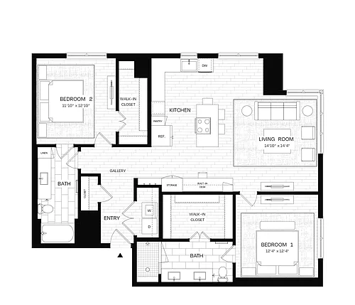 Floor plan B1
