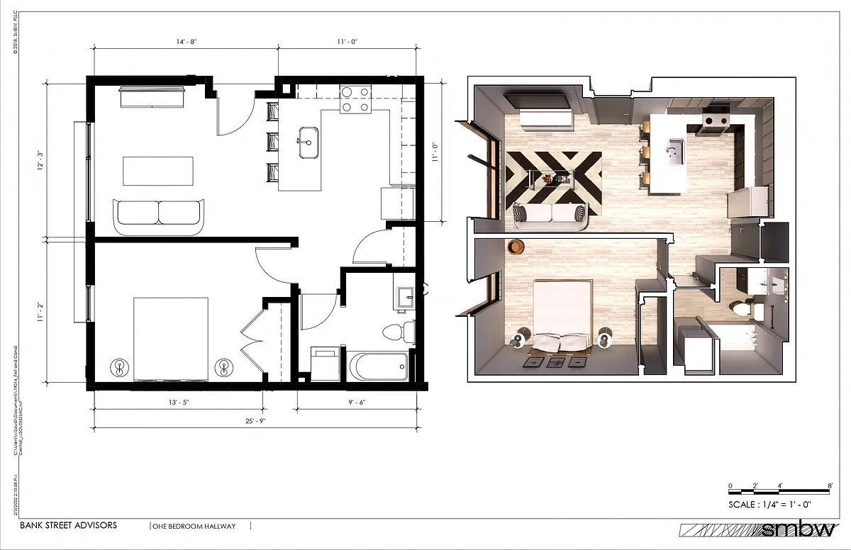 Floor plan 1B