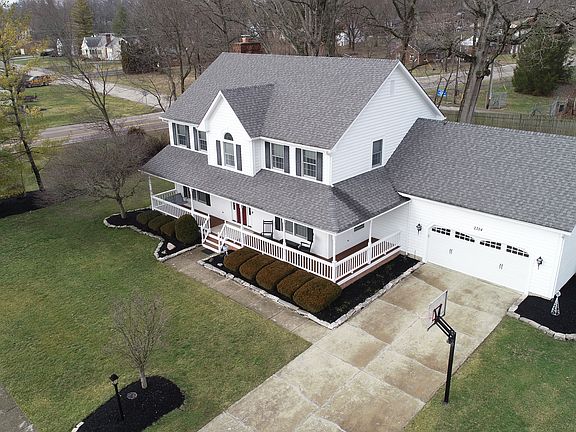 Long flat driveway