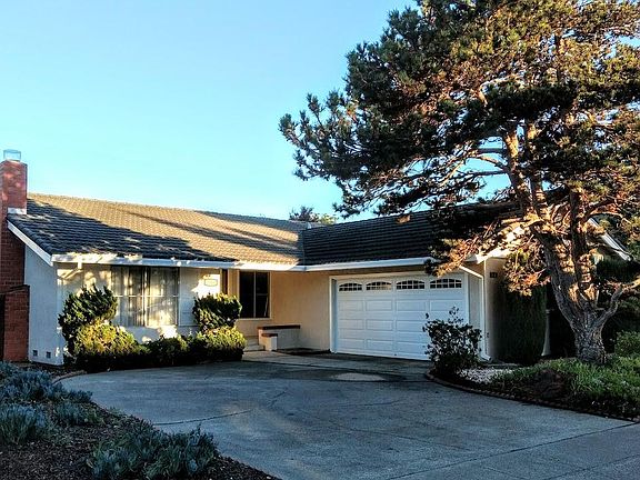 Front View with New Garage Door