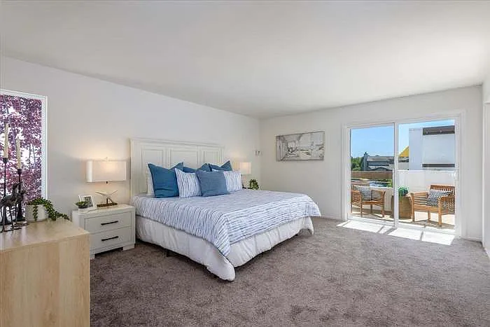 Master Bedroom with private patio