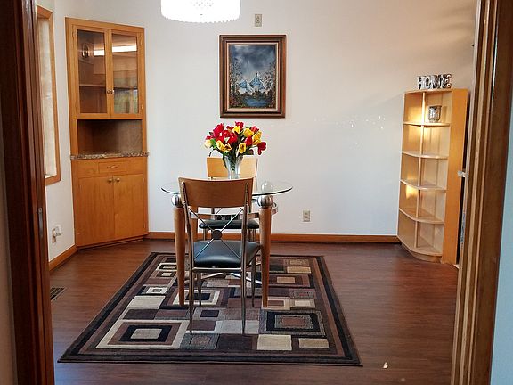 Dining room with built ins