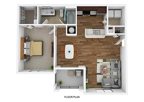 Floor plan Buttonwood - Renovated