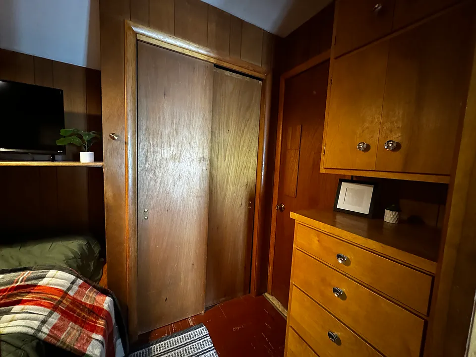 We have lots of storage to put your stuff away while you are in town.