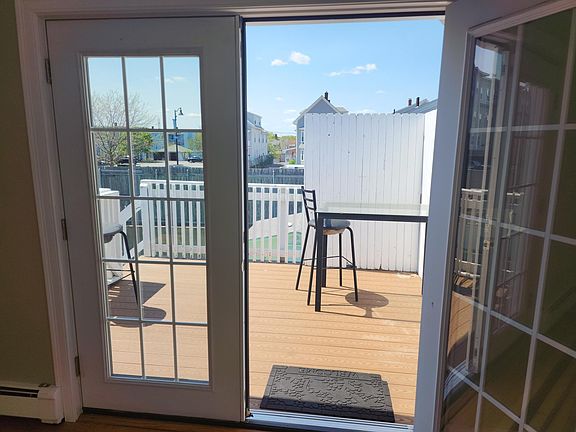 Rear main entrance deck