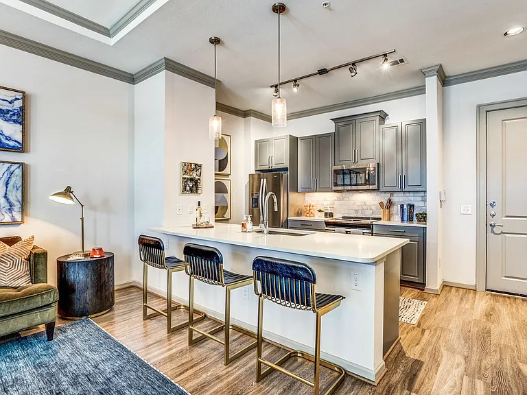 Contemporary Kitchen Island at The Hendry