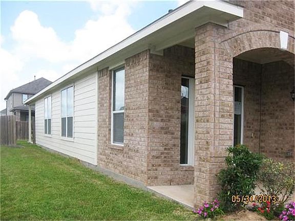 Left side of home.
